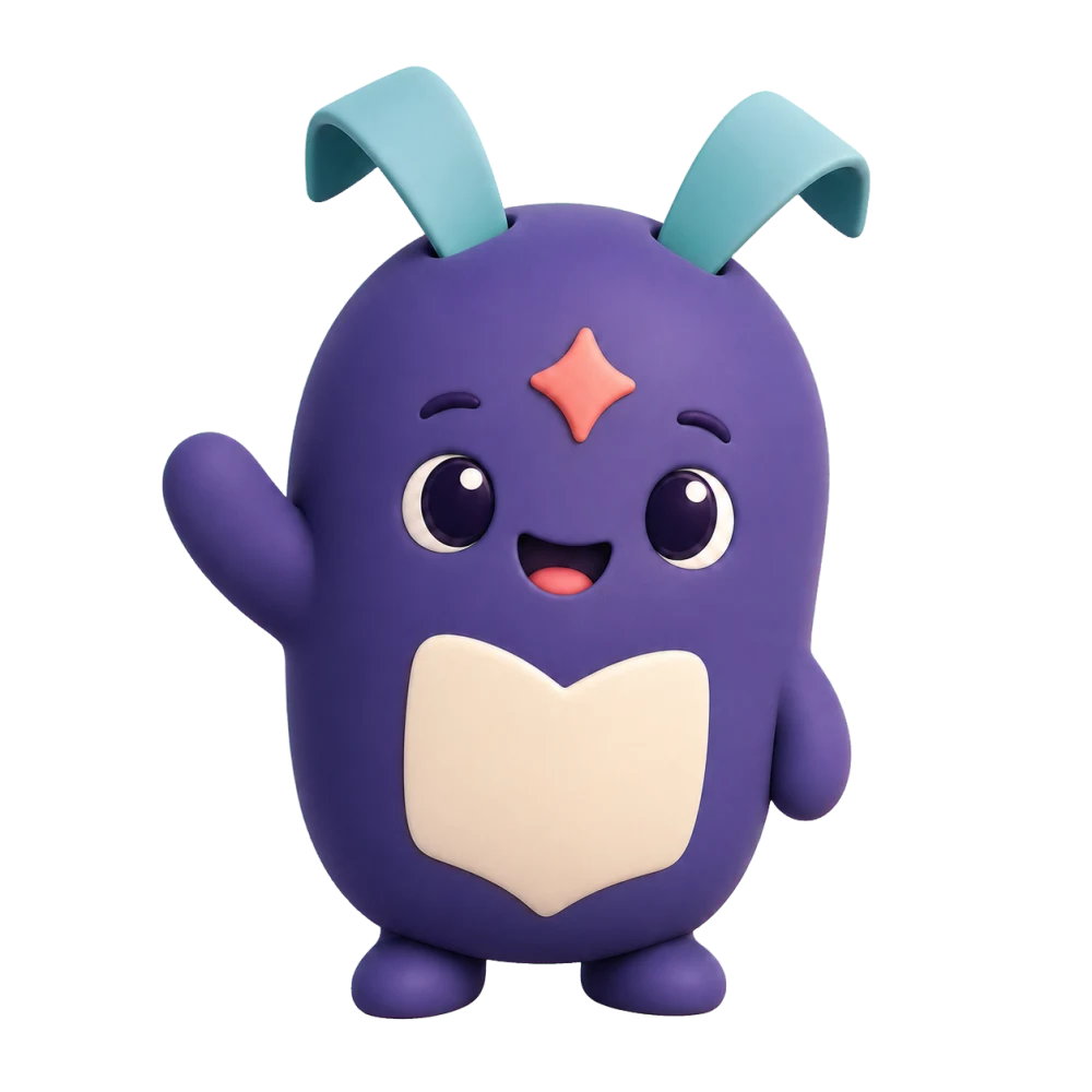 Path, the StudyPath mascot, waving